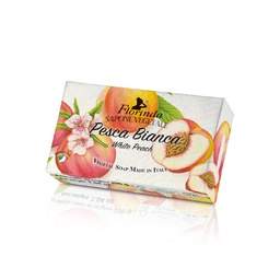 [45967] 192443 FLORINDA VEGETAL SOAP 100G WHITE PEACH