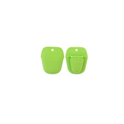 [22526] 156659 SILLYMANN SILICONE OVEN GLOVE 2PCS GREEN