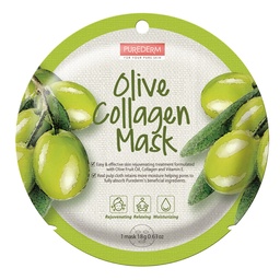 [23498] 187889 PUREDERM OLIVE COLLAGEN MASK -ADS809