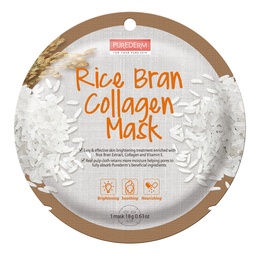 [23503] 187896 PUREDERM RICE BRAN COLLAGEN MASK - ADS811