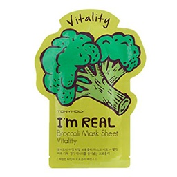 [25526] TONYMOLY I'M REAL BROCCOLI MASK SHEET