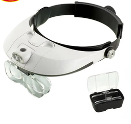 [28139] 81001G 2 LED HEADBAND ILLUMINATING MAGNIFIER