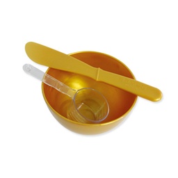 [28406] ELMOLU GOLD BOWL & SPATULA SET