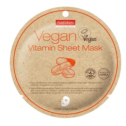 [32873] 1198625 PUREDERM VEGAN VITAMIN SHEET MASK ADS841