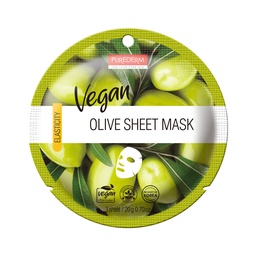 [33970] 320143 PUREDERM VEGAN OLIVE SHEET MASK ADS864