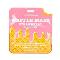 [34258] 324001 KOCOSTAR WAFFLE MASK STRAWBERRY 40G