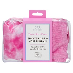 [34365] 692580 CALA SPA SOLUTION SHOWER CAP&HAIR TURBAN