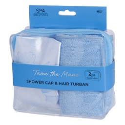 [34366] 692276 CALA SHOWER CAP&HAIR TURBAN #69227