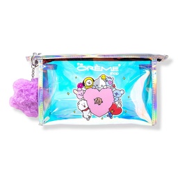 [34390] 073020 CREME MAKEUP BAG WITH PLUSHIE STAR