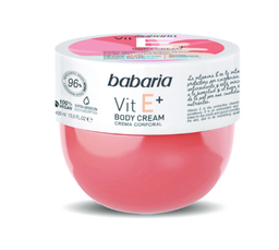 [35512] 100328 BABARIA VIT E+ BODY CREAM 400ML