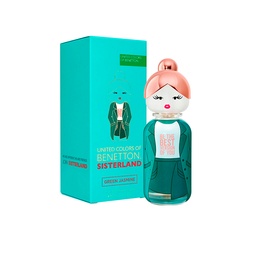 [35986] 018718BENETTON SISTERLAND GREEN JASMINE EDT 80ML