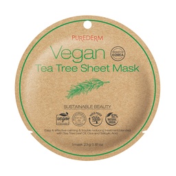 [36260] 322017 PUREDERM VEGAN TEA TREE SHEET MASK