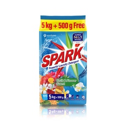 [37414] 381038 SPARK JABON EN POLVO PERFUMADO 5KG+500G 