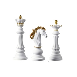 [38499] H27 9000-167 ESTATUA DE MESA  DECORATIVA  XADREX