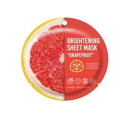 [40135] 323410 PUREDERM BRIGHTENING SHEET MASK GRAPEFRUIT