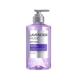 [40472] 374382 LA MEMORIA LAVENDER MUSK BODY WASH 600ML